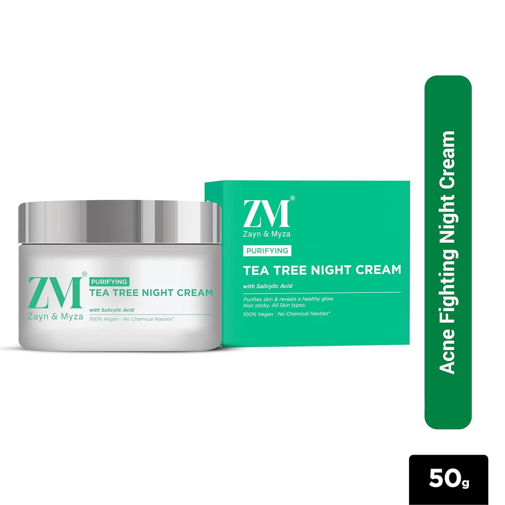 ZM Zayn & Myza Tea Tree Night Cream - 50 gms