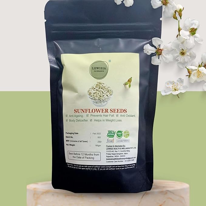 Lewisia In Organics Sunflower Seeds - 180 gms