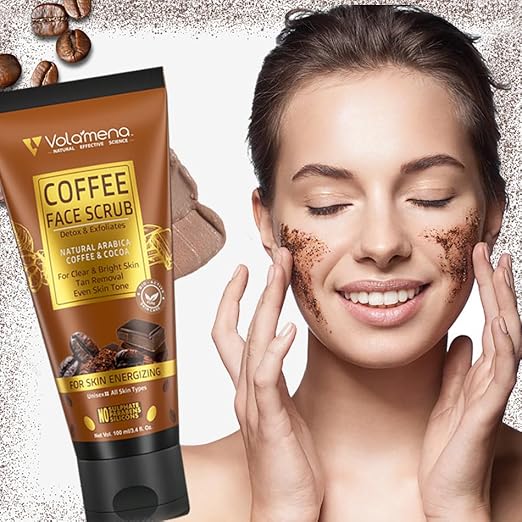 Volamena Coffee Face Scrub with Cocoa and Arabica - 100 ml