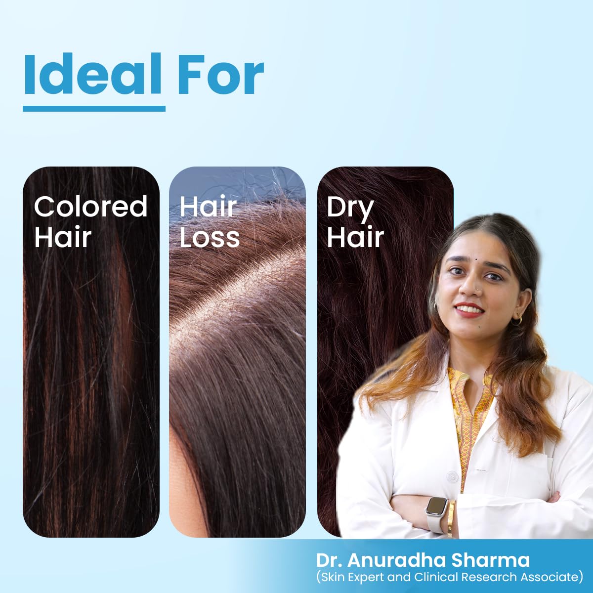 FCL Strengthening Hair Conditioner for Women & Men | Strengthens Hair, Shiny & Healthy | for Dry Hair | Paraben & Sulphate Free - 50gm