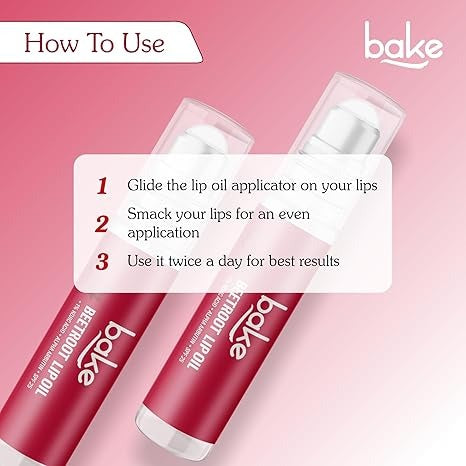 Bake 1% Kojic Acid Beetroot Tinted Brightening Lip Balm - 15 gms