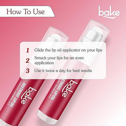 Bake 1% Kojic Acid Beetroot Tinted Brightening Lip Balm - 15 gms