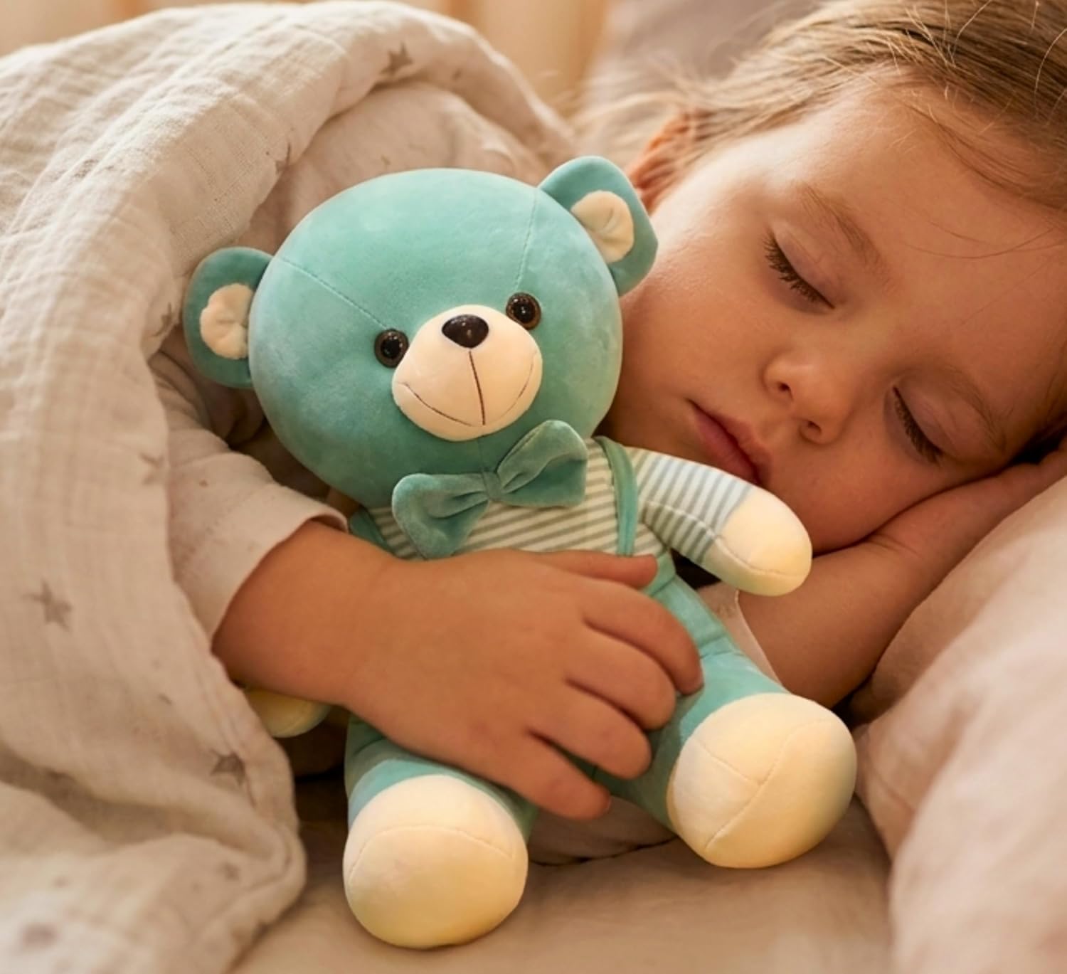 Tickles Cute Teddy with Bow Tie & Cute Outfit Soft Stuffed Plush Toy for Kids