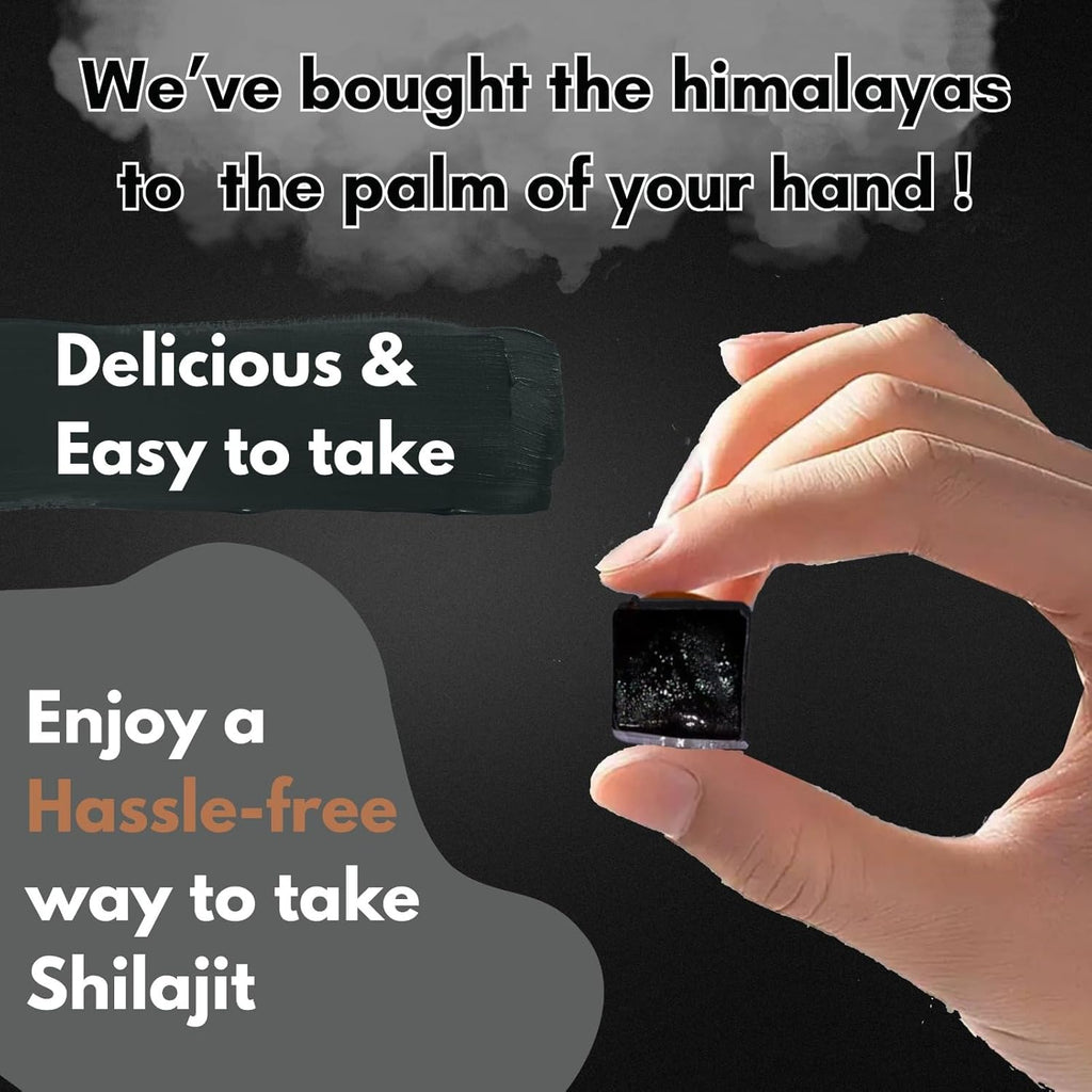 The Vitamin Factory Shilajit Gummies - 30 Gummies, 3000mg per Serving, Natural Himalayan Shilajeet, Boosts Energy & Immunity, 100% Vegetarian, No Added Sugar, Gluten-Free