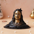 Ecraftindia Black and Golden Brass Lord Adiyogi Shiva Statue | Shiv Murti | Shiva Idol