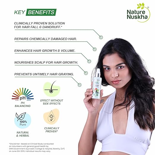 Nature Nuskha Protein Rich Hair Growth Oil with Rosemary - 100 ml