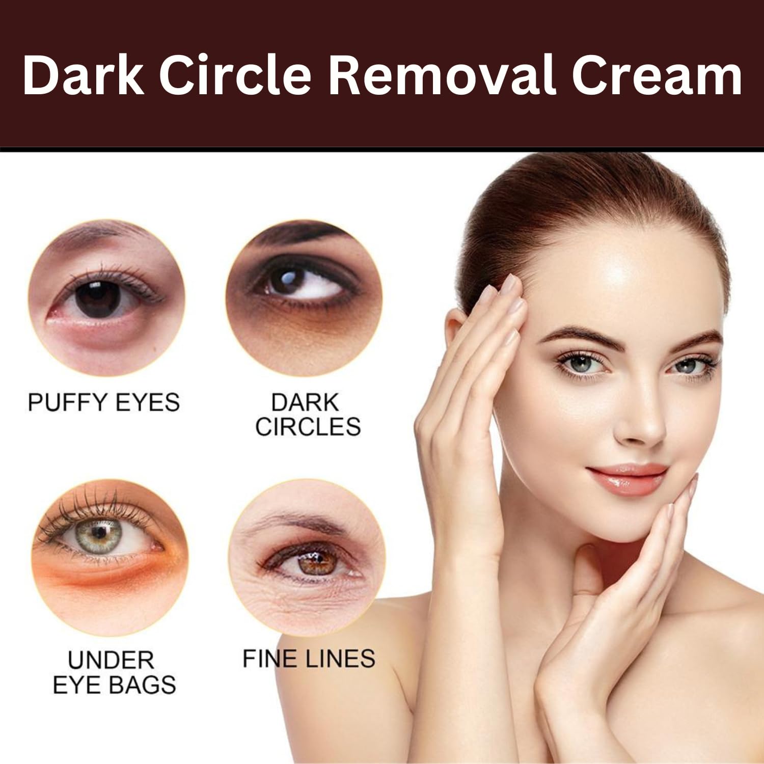 Under Eye Cream, Dark Circles Removal Cream, Under Eye Cream For Dark Circles & Wrinkles 20 Gm (Pack of 1)