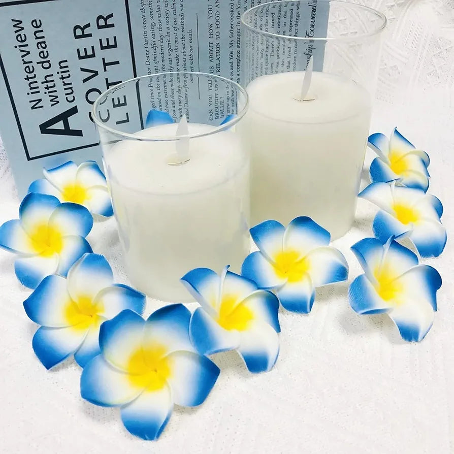 Artificial Fake Foam Hawaii Frangipani Floating Beach Champa Flowers
