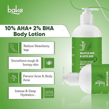 Bake 10% AHA + 2% BHA Body Lotion SPF 30 PA+++ - 200 ml
