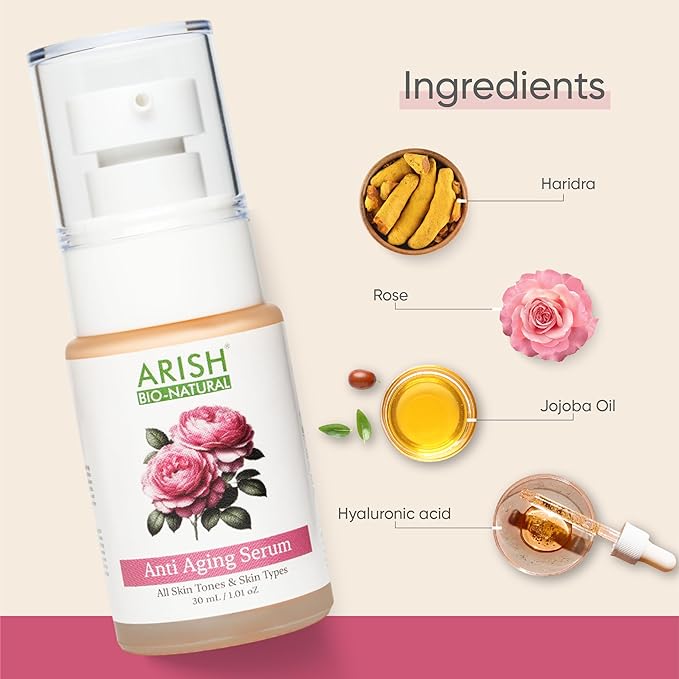 Arish Bio Naturals Anti Aging Serum - 30 Ml