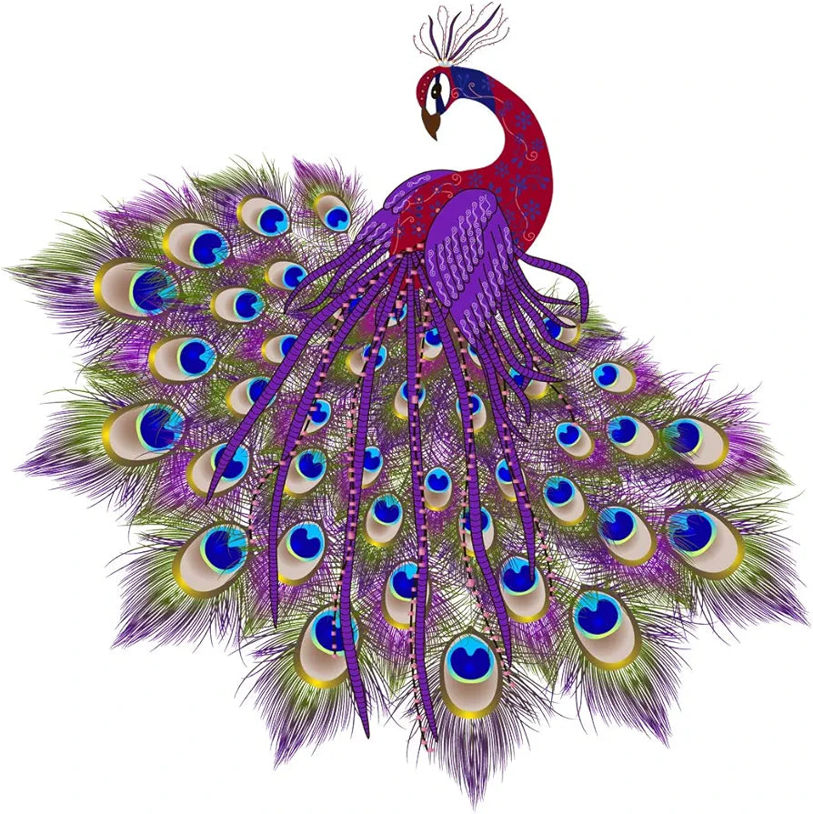 Rangoli Vinyl Wall Sticker Self-Adhesive Wall Decor Design-15