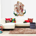 Rangoli White Glossy Vinyl Wall Sticker Premium Self-Adhesive Waterproof Parent-5 Design-9