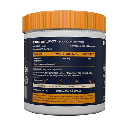 iThrive Essentials Magnesium Bisglycinate Chelated Powder - 180 gms