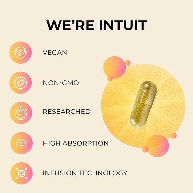Vieroots Intuit Healthy Gut Support with Prebiotics and Probiotics - 60 Veg Cap