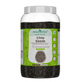 Neuherbs Raw Unroasted Chia Seed For Weight Management | Rich In Omega -3 | Dry Seeds For Eating | Healthy Snacks - 1 kg Chia Seeds