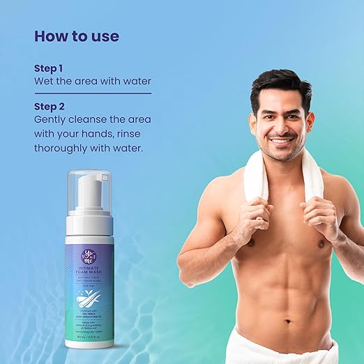 Yu n Me Anti-Bacterial & Anti-Odor Intimate Foam Wash for Men - 150 ml