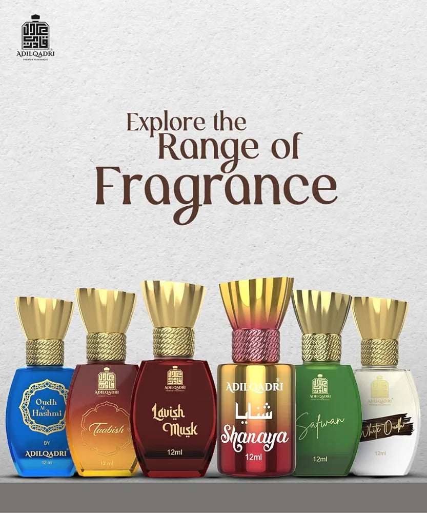 Adilqadri Aq 365 Attar for Men & Women with Citrus, Jasmine & Amber Long Lasting, Fresh air Fragrance