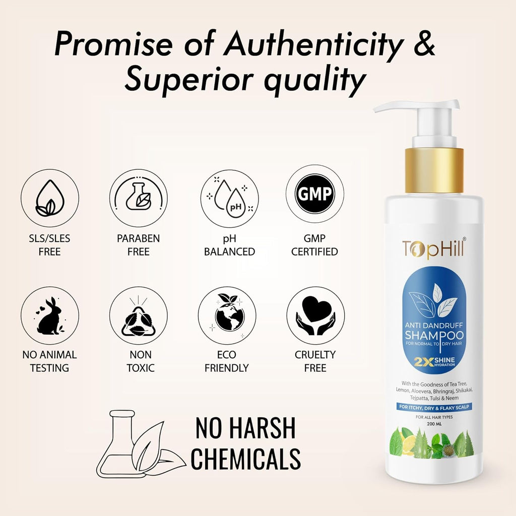 TopHill Anti Dandruff Shampoo - 200 ml