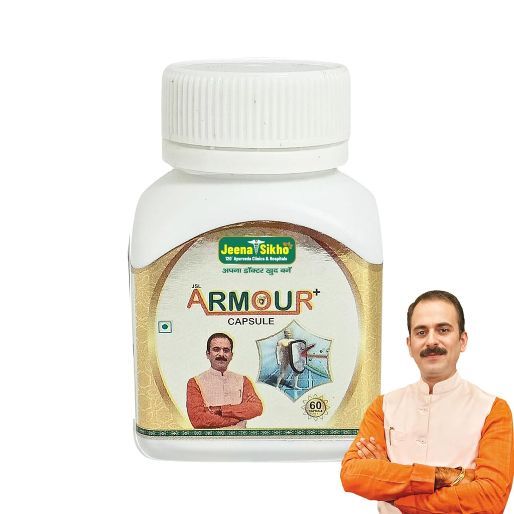 Jeena Sikho Armour+ Capsules | Herbal Multivitamins for Good Immunity - 60 Caps