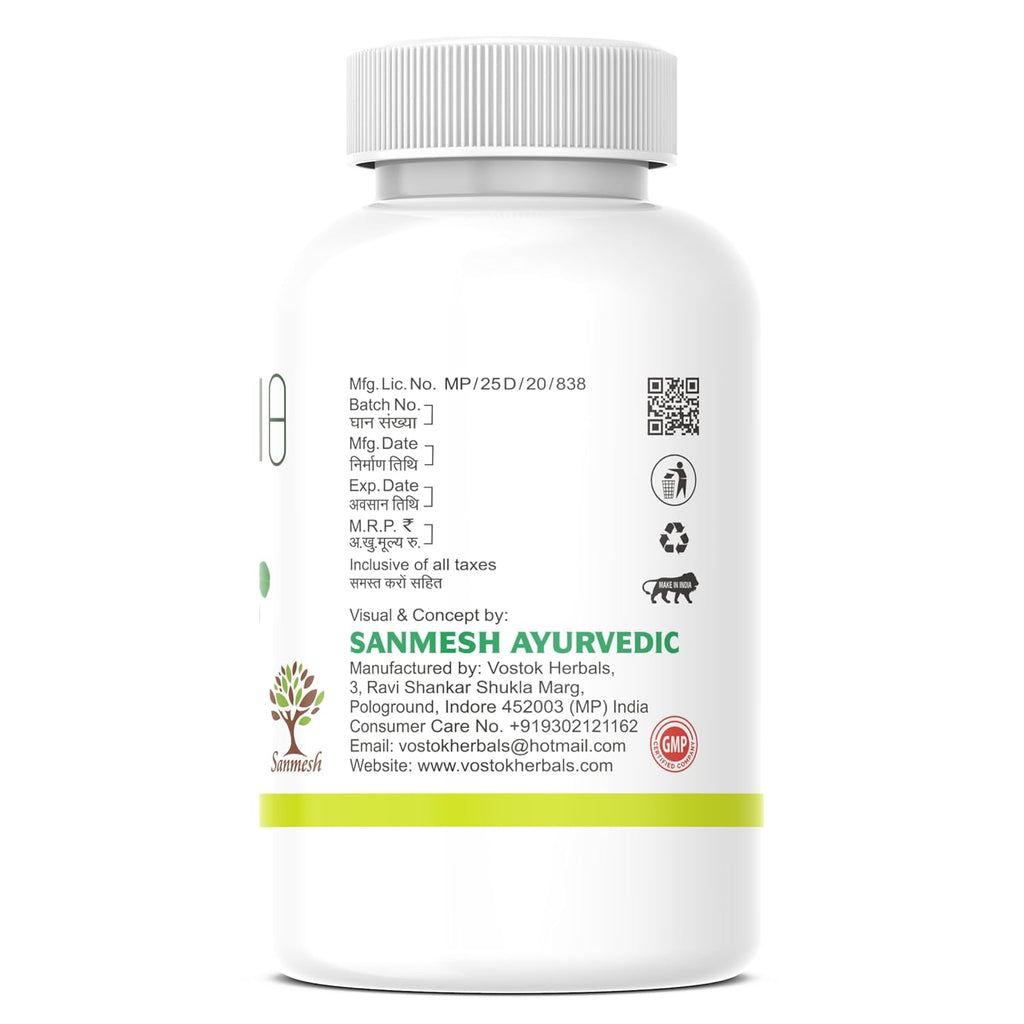 Sanmesh Ayurvedic's Moringa 500 mg Capsules - 60 caps