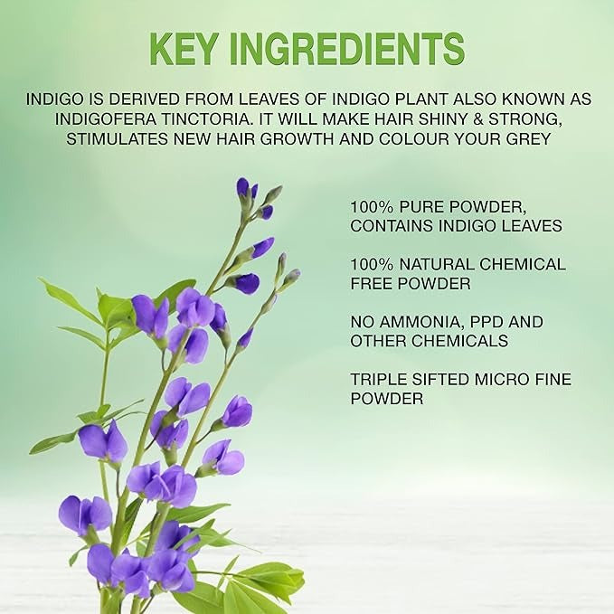 Elemensis Naturals Pure Indigo Powder - 100 gms