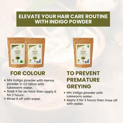 Wild Organic 100% Natural & Pure Herbal Henna Powder - 100 gms