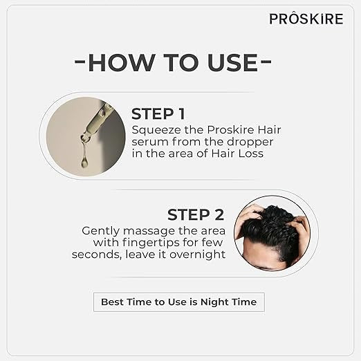 Proskire Intense Hair Growth Serum - 30 gms