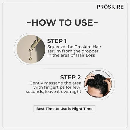 Proskire Intense Hair Growth Serum - 30 gms