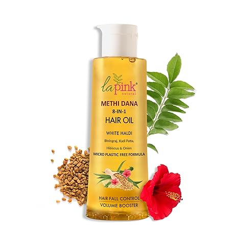 La Pink Methi Dana Fenugreek Seeds 8-in-1 Hair Growth Oil - 150 ml