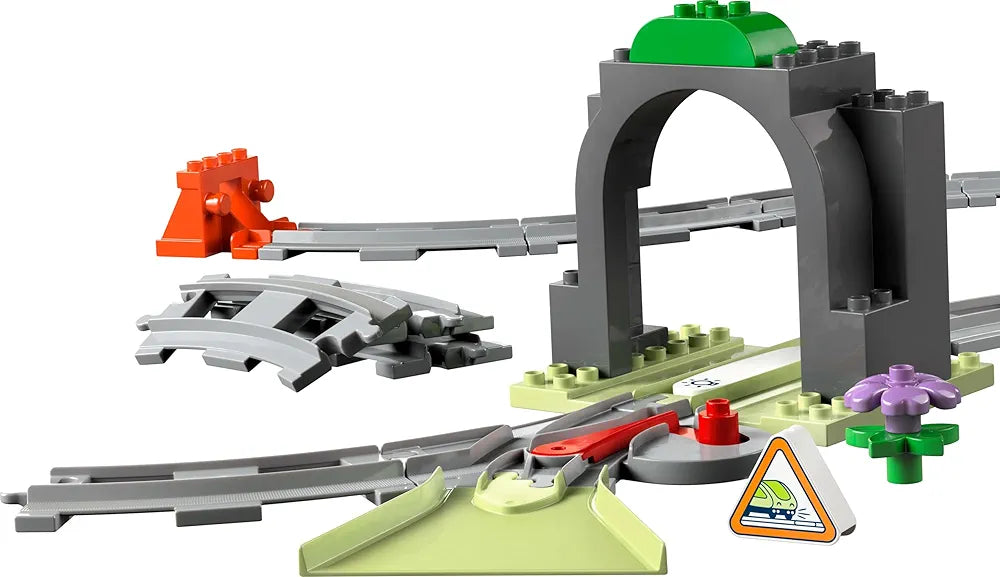 Lego Duplo Town Train Tunnel and Tracks Expansion Set 10425 Building Blocks Toys for 2+ Gift for Boys and Girls
