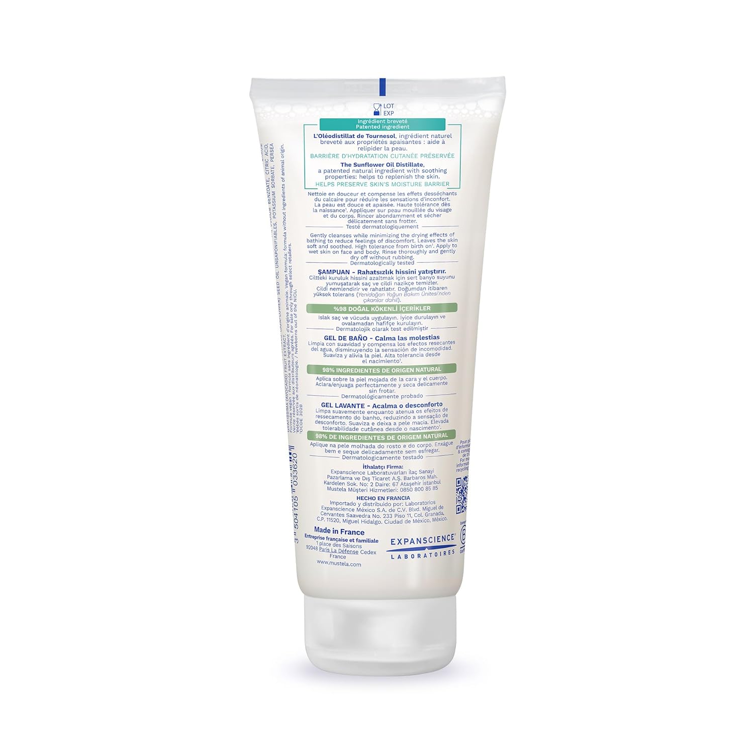 Mustela Stelatopia Cleansing Gel with Sunflower - 200 ml