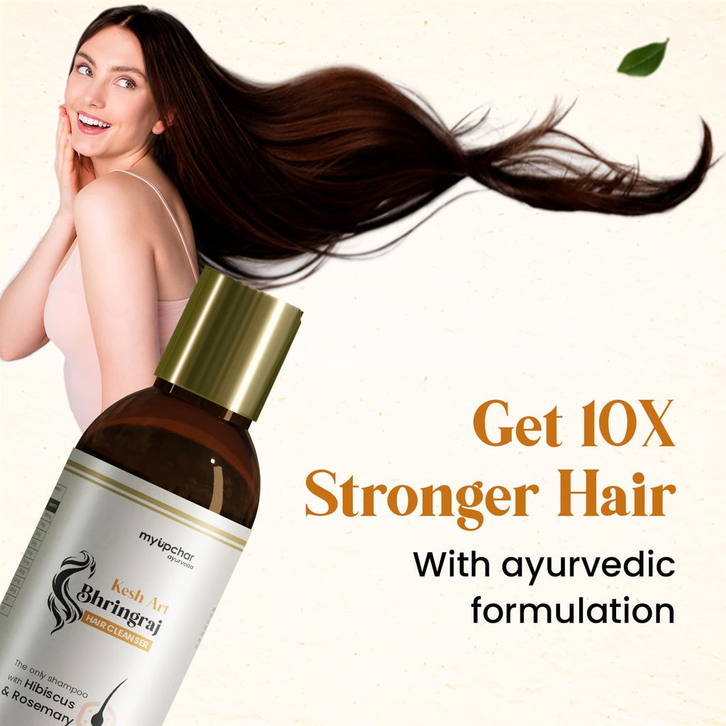 Myupchar Ayurveda KeshArt Bhringraj Hair Cleanser (Shampoo) - 200 ml