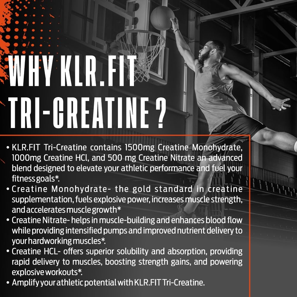 Tri Creatine Powder I Muscle Growth Supplement I 200 Gm I 40 Servings I Boosts Athletic Performance I Fiery Mango Flavour