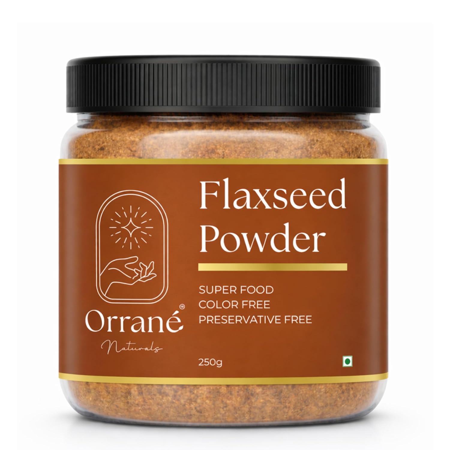 Orrané Flaxseed Powder Finely Ground Alsi Beej Powder for Smoothies, Baking and Cooking | Rich Omega 3 High Fibre Superfood | Supports Heart Health, Digestion & Weight Management