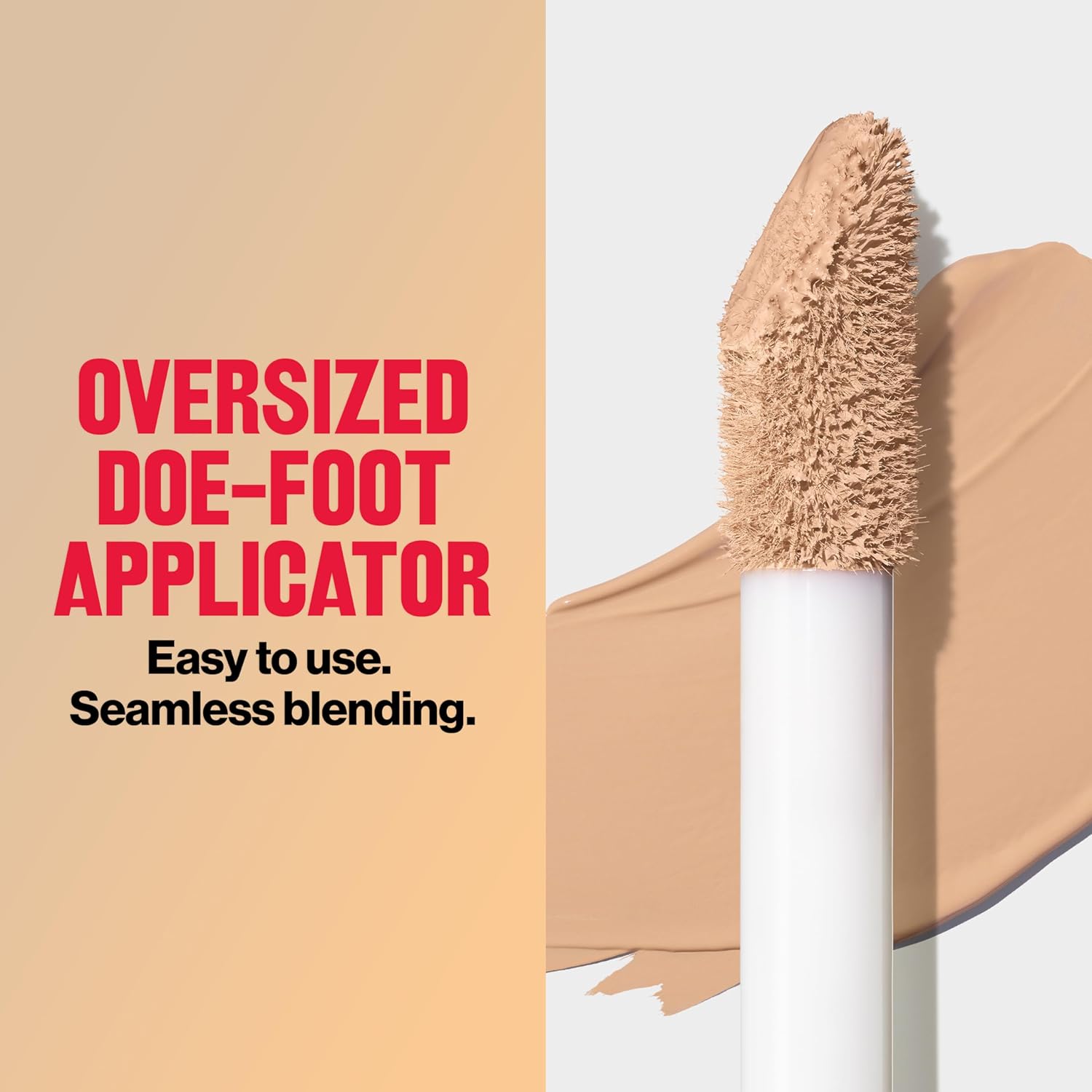Revlon ColorStay Flex Wear, Full Cover Non-Creasing Concealer, Infused with Hyaluronic Acid & Vitamin E, Flexible Longwear, 030 Light Medium, 10 ml