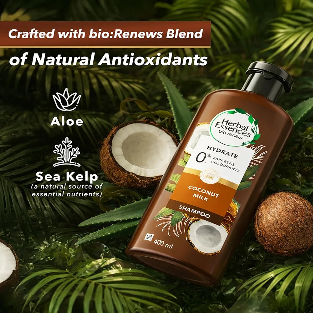 Herbal Essences bio:renew Coconut Milk Shampoo - 400 ml