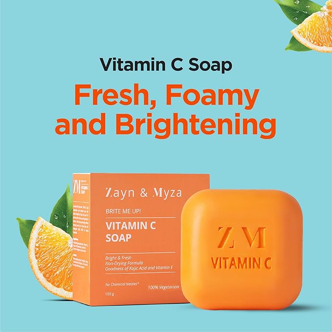 ZM Zayn & Myza Vitamin C Soap - 100 gms