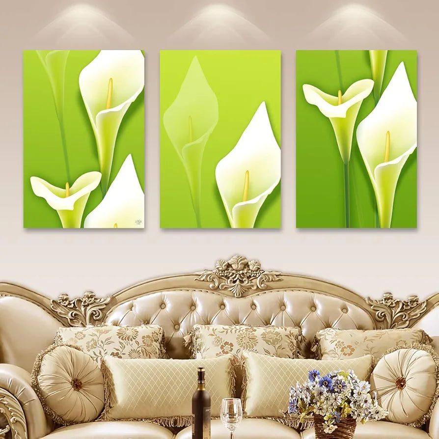Rangoli MDF 3 Pcs Wall Poster 12x18 Inch Decorative Wall Art P-4 Design-11