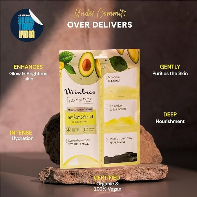 Mintree Organic Avacado at Home Facial Kit