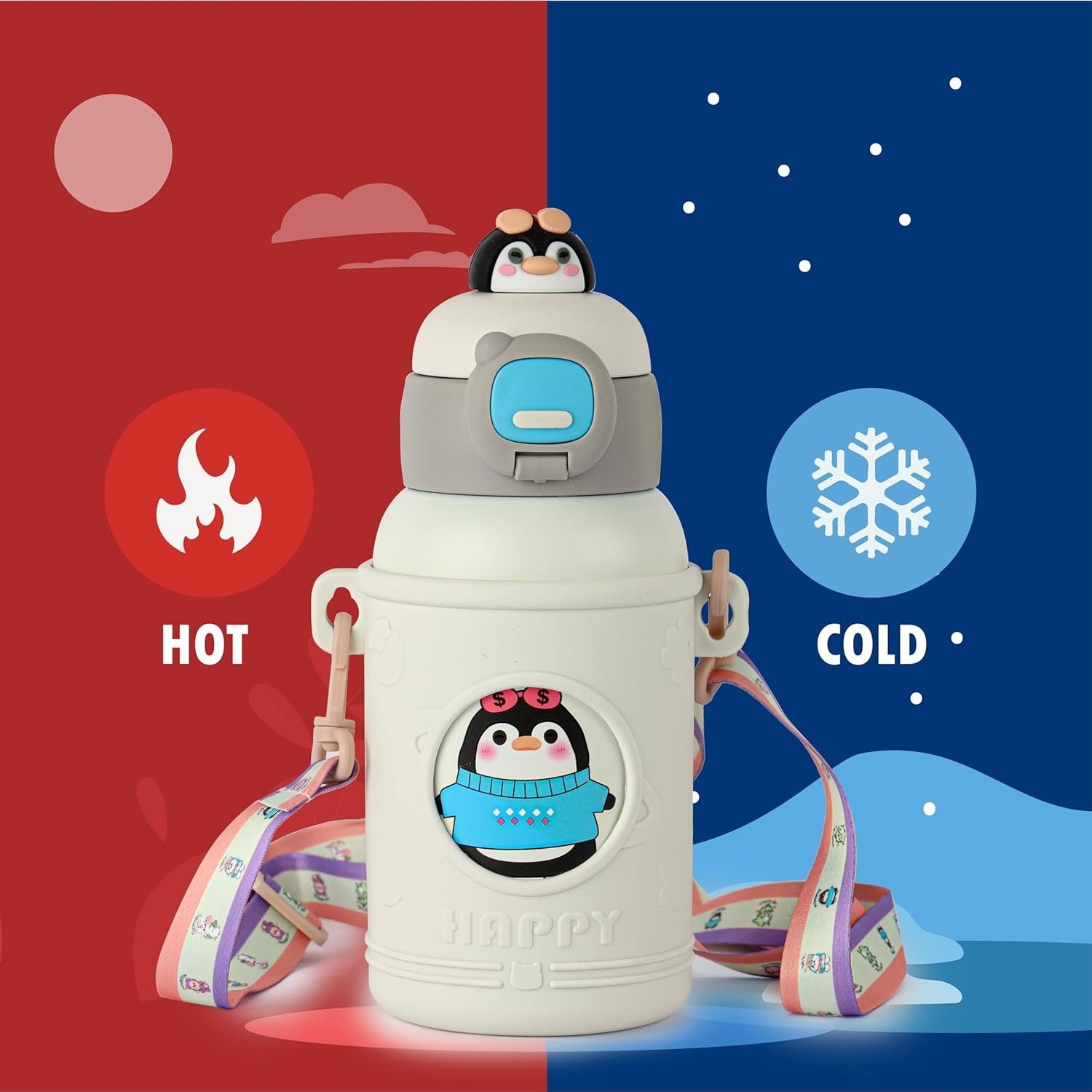 Cello Kidzbee Babylop Insulated Stainless Steel Flask 500 mL