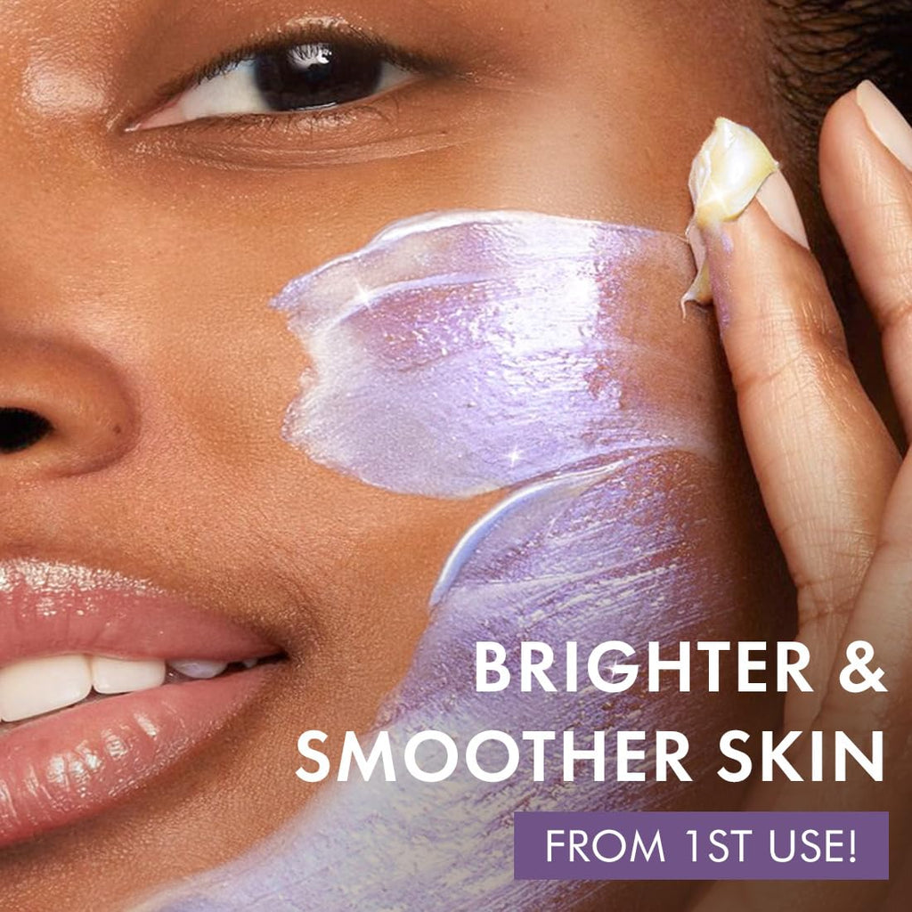 mCaffeine Super Glow Flash Facial 25% AHA+BHA+PHA Face Mask | 5 Mins Glow Face Pack | Instant Brightening & Hydrate Winter Skin | Unclogs Pores, Removes Blackhead & Dead Skin | Tan Removal | Color Changing Mask for Dry Skin- 50gm