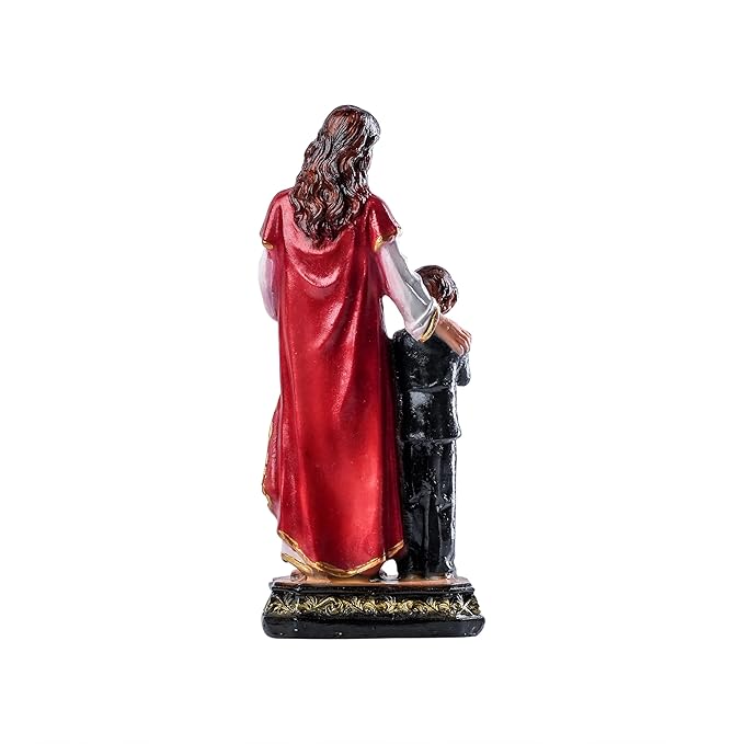 Newven First Holy Communion Gifts for Boys Jesus and Boy Statues Christian Home Decor