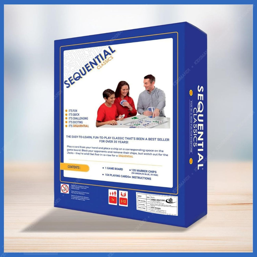 Kids Mandi Sequential Game Card-Based Board Games