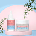 Glamveda Korean Glass Skin Rice & Ceramide Face Serum & Moisturizer Combo