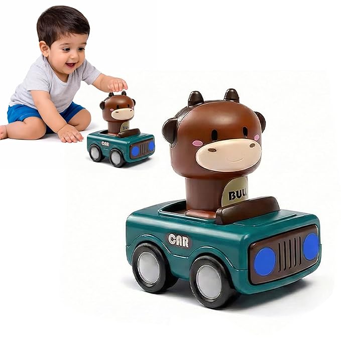 Kidology Press & Go Friction-Powered Cars for Toddlers