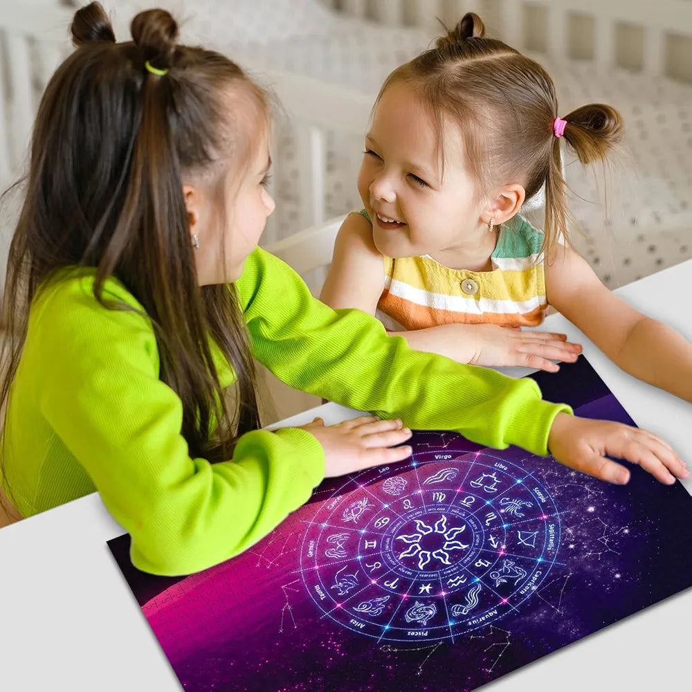 Hello Friend Zodiac Constellations Jigsaw Puzzle 1000 Piece Puzzle Astrology & Star Map Brain Game