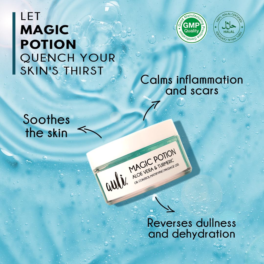 Auli Lifestyle Magic Potion Aloe Vera and Turmeric Gel - 60 gms
