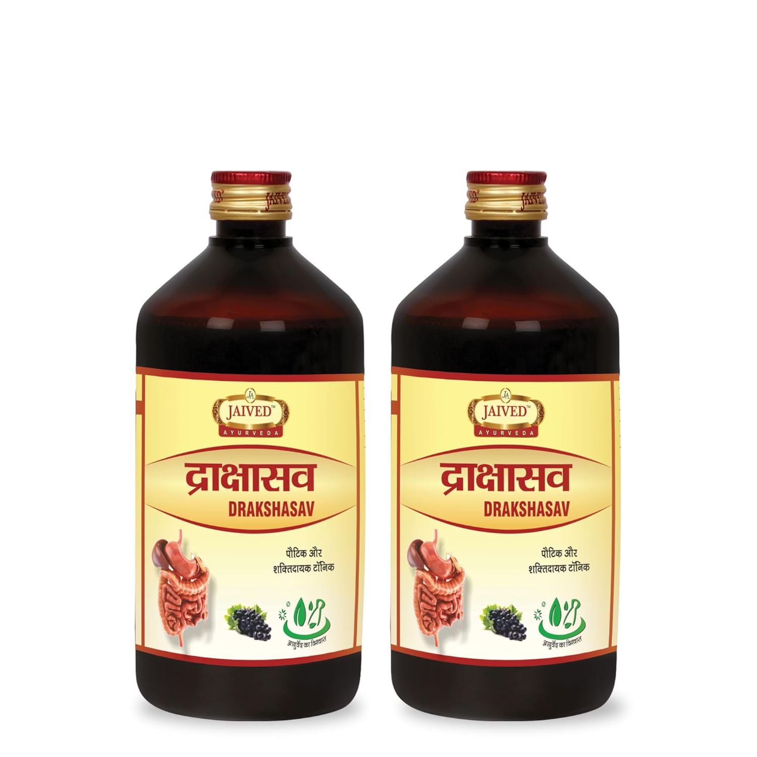 Jaived Ayurveda Drakshasav | Boost Energy, Improve Digestion | 650 Ml | Pack of 2