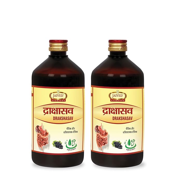 Jaived Ayurveda Drakshasav | Boost Energy, Improve Digestion, Enhance Immunity | 450 Ml | Pack of 2