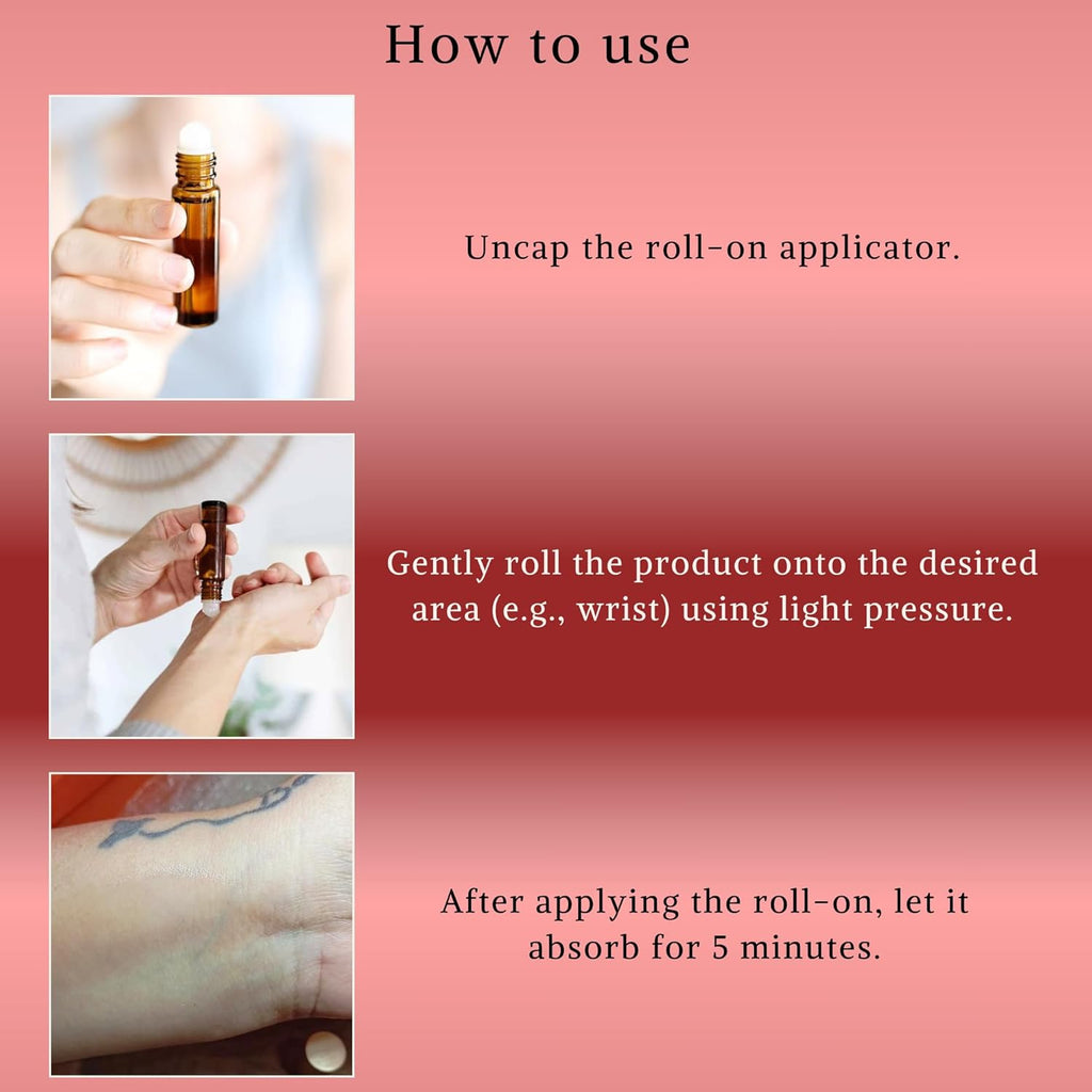 Nyassa Ambre Noir Roll on With Organic Oils | Fragrance Oil and Vitamin E | 11 Ml